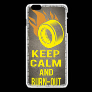Coque iPhone 6Plus / 6Splus Keep Calm and Burn Out Gris