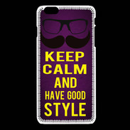 Coque iPhone 6Plus / 6Splus Keep Calm and Have a good Style Violet