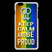 Coque iPhone 6Plus / 6Splus Keep Calm and Be proud Women Gay
