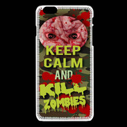 Coque iPhone 6Plus / 6Splus Keep Calm and Kill Zombies camouflage