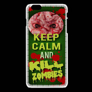 Coque iPhone 6Plus / 6Splus Keep Calm and Kill Zombies Vert