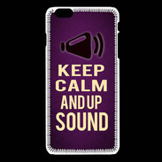 Coque iPhone 6Plus / 6Splus Keep Calm and Up Sound Violet