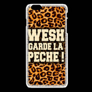 Coque iPhone 6Plus / 6Splus Wesh garde la pèche Léopard