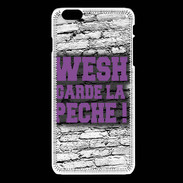 Coque iPhone 6Plus / 6Splus Wesh garde la pèche Violet