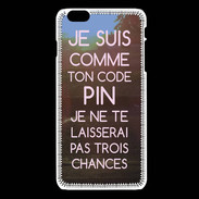 Coque iPhone 6Plus / 6Splus Code pin rose ZG