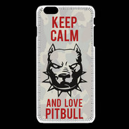 Coque iPhone 6Plus / 6Splus Keep calm pitbull 1 ZG