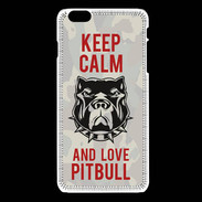 Coque iPhone 6Plus / 6Splus Keep calm pitbull 2 ZG