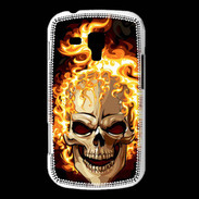 Coque Samsung Galaxy Trend Tête de mort en flamme 5