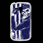 Coque Samsung Galaxy Trend Tête de mort Biker USA
