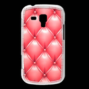 Coque Samsung Galaxy Trend Capitonnage Rose