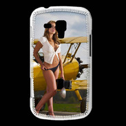 Coque Samsung Galaxy Trend Avion sexy