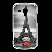 Coque Samsung Galaxy Trend Vintage Tour Eiffel et 2 cv