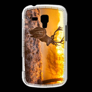 Coque Samsung Galaxy Trend Cerf au levé du soleil