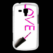 Coque Samsung Galaxy Trend Love avec vernis à ongle