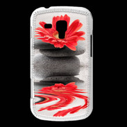 Coque Samsung Galaxy Trend Fleurs et galet