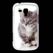 Coque Samsung Galaxy Trend chaton gris 4