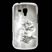 Coque Samsung Galaxy Trend Chevaux blancs