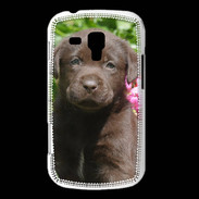 Coque Samsung Galaxy Trend Chien labrador chocolat 3