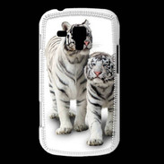 Coque Samsung Galaxy Trend Tigre blanc