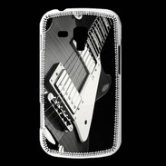 Coque Samsung Galaxy Trend Guitare en noir et blanc