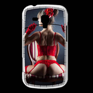 Coque Samsung Galaxy Trend Fille sexy sous vêtements rouges