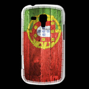 Coque Samsung Galaxy Trend Drapeau Portugal imitation bois