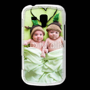 Coque Samsung Galaxy Trend Jumeaux coeur