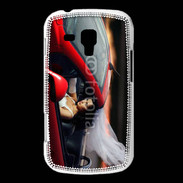 Coque Samsung Galaxy Trend Mariée dans roadster