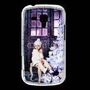 Coque Samsung Galaxy Trend Sapin de Noël et petite fille