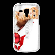 Coque Samsung Galaxy Trend Chaton Noël