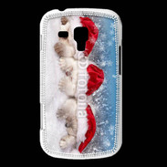 Coque Samsung Galaxy Trend 3 chatons Noël