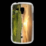 Coque Samsung Galaxy Trend Couché de soleil sur champs de vignes