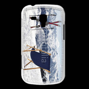 Coque Samsung Galaxy Trend transat et skis neige