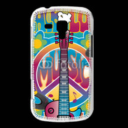 Coque Samsung Galaxy Trend Peace love music 3