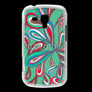 Coque Samsung Galaxy Trend Fond Hippie en vert 