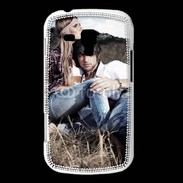 Coque Samsung Galaxy Trend Hippie amoureux et tranquile