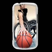 Coque Samsung Galaxy Trend Joueur de basket en fauteuil