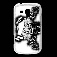 Coque Samsung Galaxy Trend Tête de mort Gangster