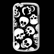 Coque Samsung Galaxy Trend Fond tête de mort 2