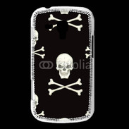 Coque Samsung Galaxy Trend Fond tête de mort 3