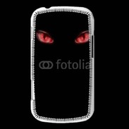 Coque Samsung Galaxy Trend Yeux rouges fond noir