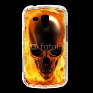 Coque Samsung Galaxy Trend crâne en feu