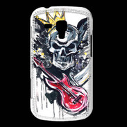 Coque Samsung Galaxy Trend Tête de mort et guitare