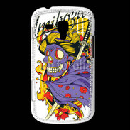 Coque Samsung Galaxy Trend Tête de Mort Samouraï