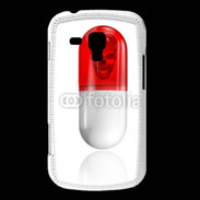 Coque Samsung Galaxy Trend Gélule tête de mort