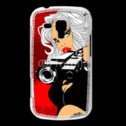 Coque Samsung Galaxy Trend Femme blonde tueuse 50