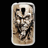 Coque Samsung Galaxy Trend Visage tatouée et percée 50