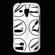 Coque Samsung Galaxy Trend Icônes coiffeur