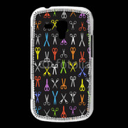 Coque Samsung Galaxy Trend Fond ciseau coiffeur