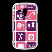 Coque Samsung Galaxy Trend Fond symboles couturière